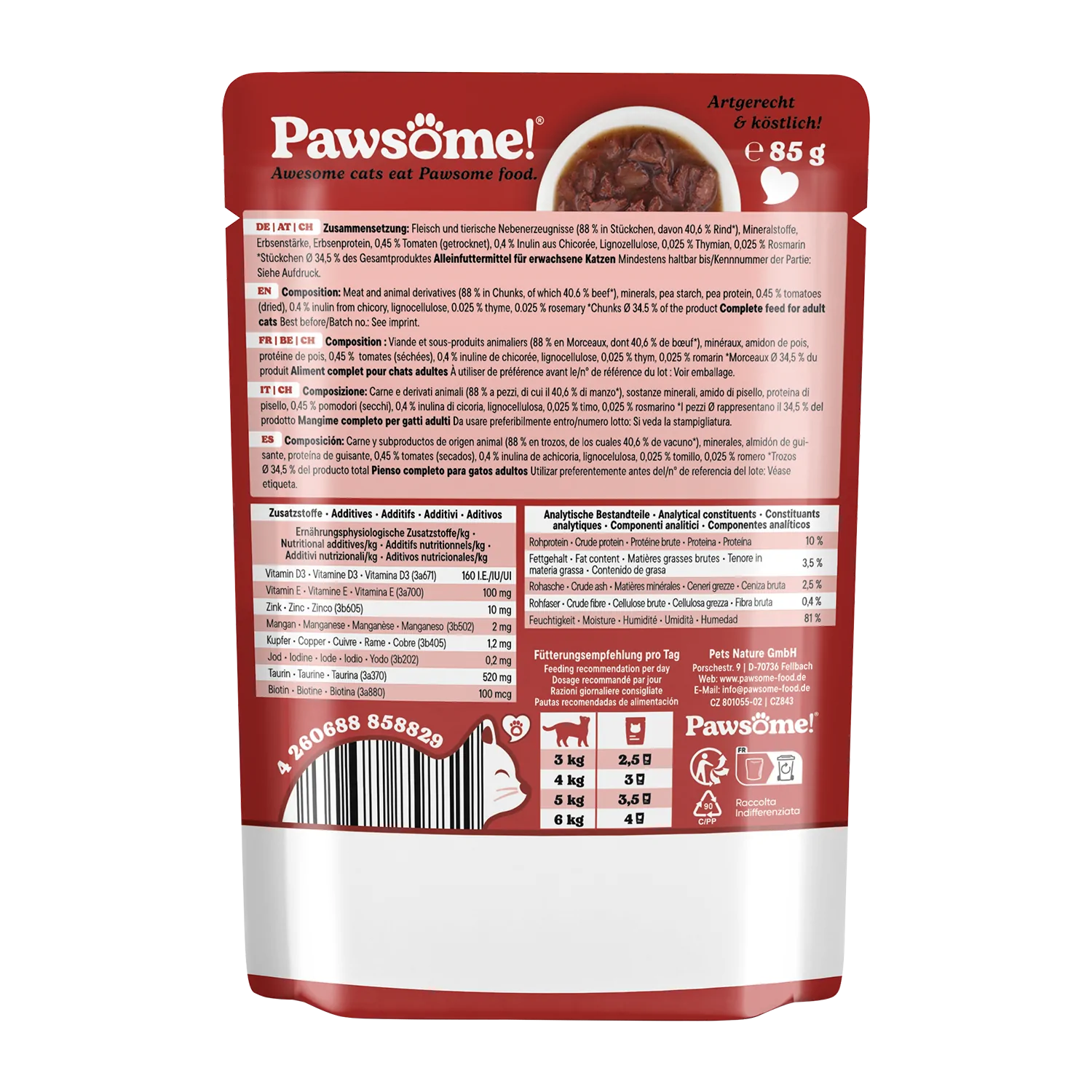Pawsome! Adult Rind 85g – Bild 2