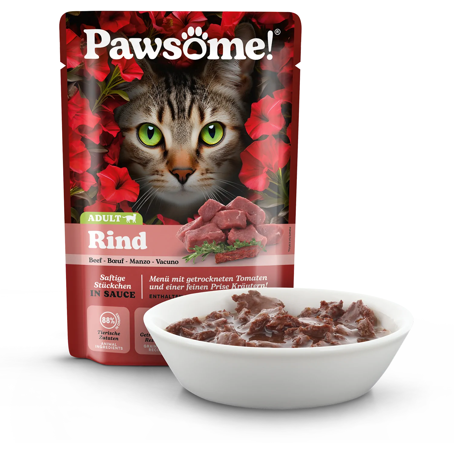 Pawsome! Adult Rind 85g – Bild 3