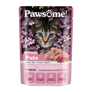 Pawsome! Kitten Pute 85g in Sauce
