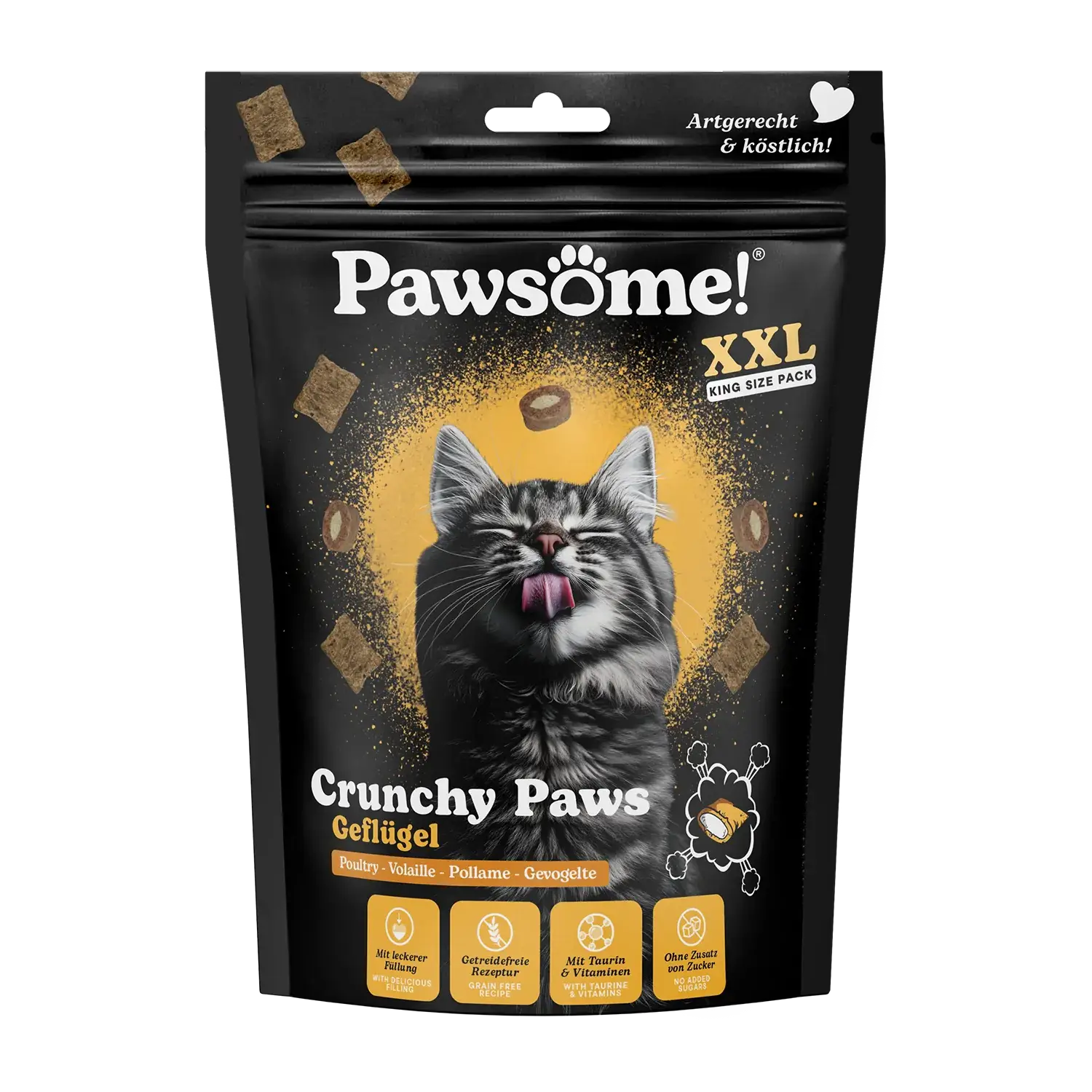 Pawsome!® Crunchy Paws Geflügel 150g