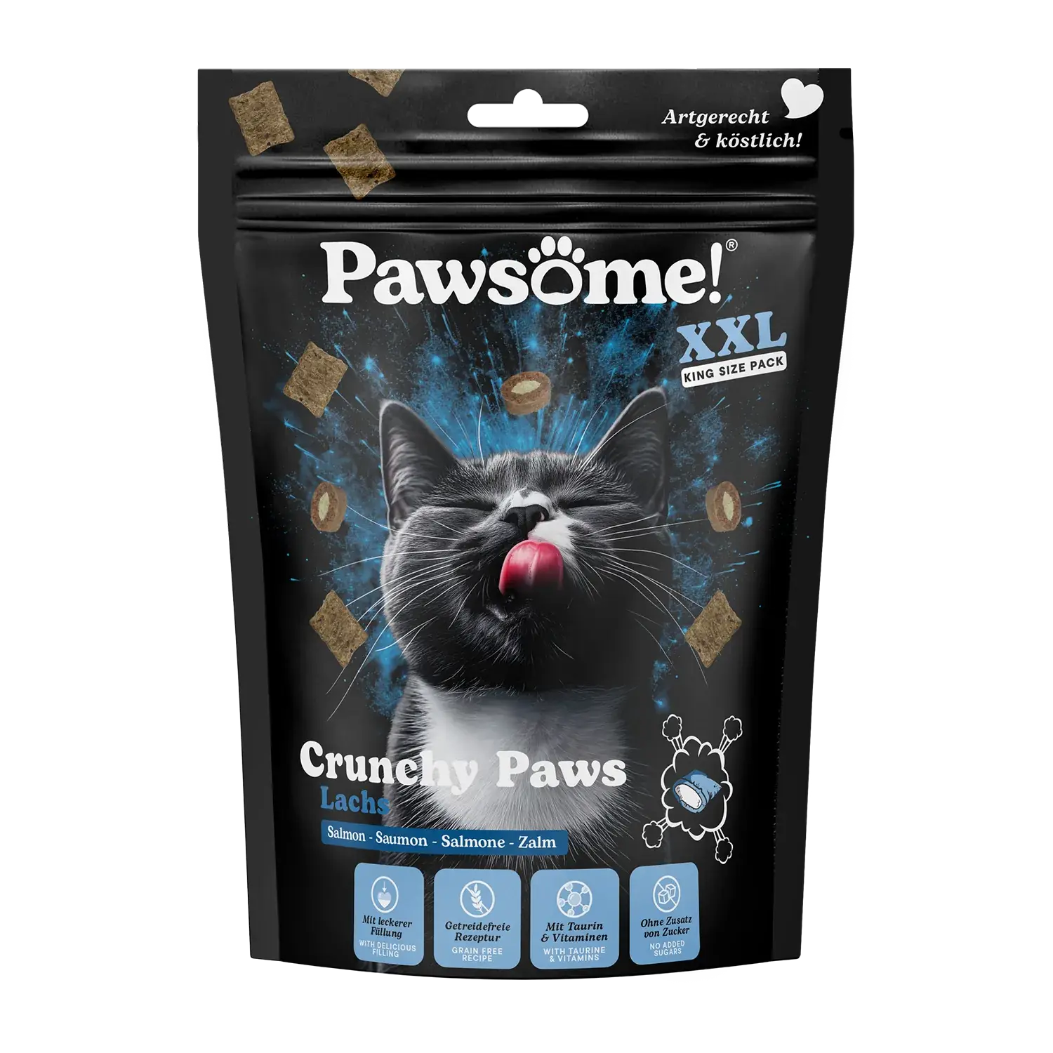 Pawsome!® Crunchy Paws Lachs 150g