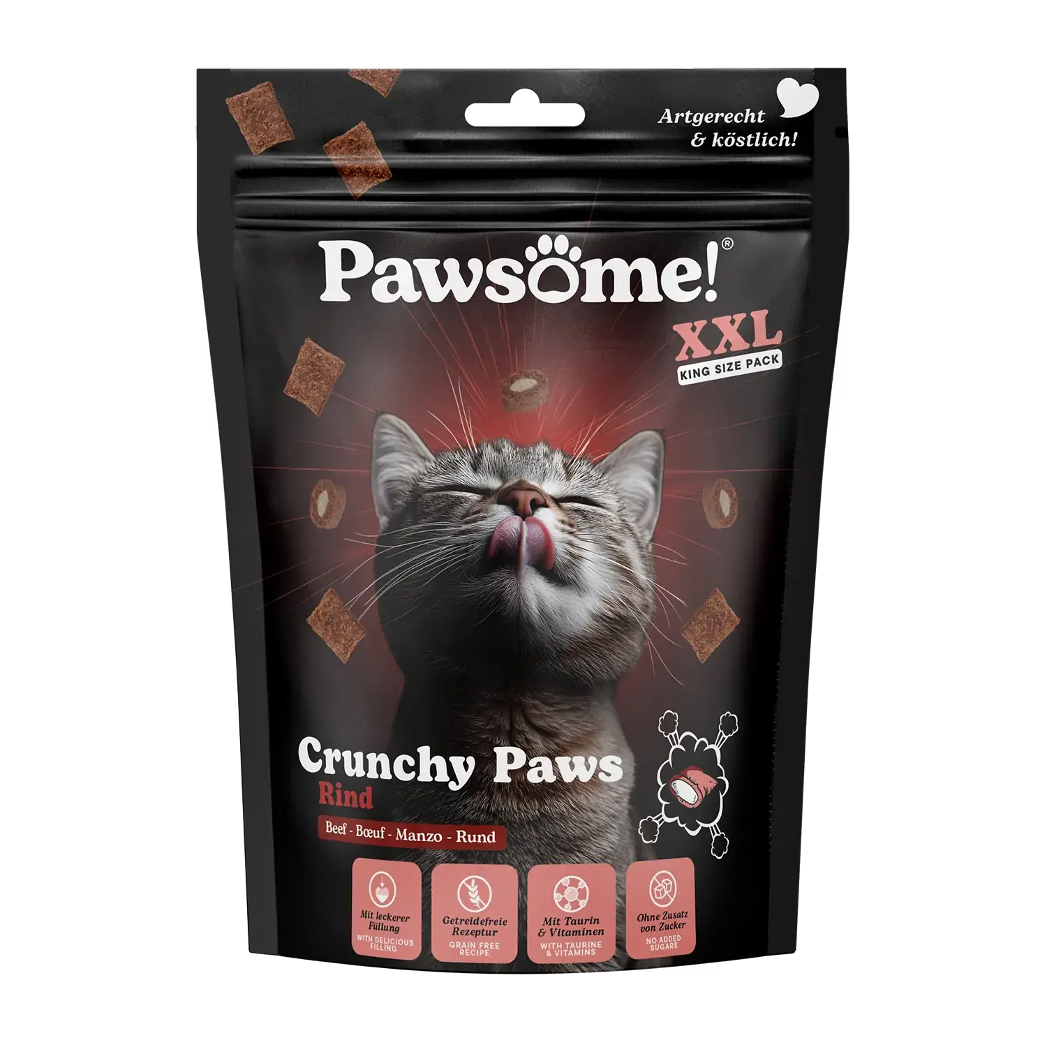 Pawsome!® Crunchy Paws Rind 150g