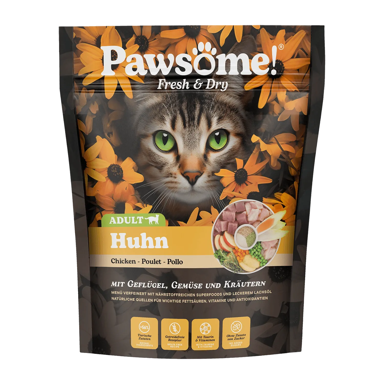 Pawsome!® Fresh & Dry Adult Huhn 750g