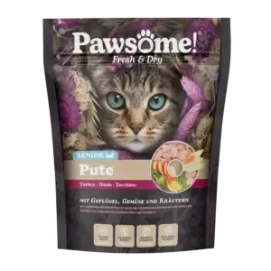 Pawsome!® Fresh & Dry Senior Pute 750g