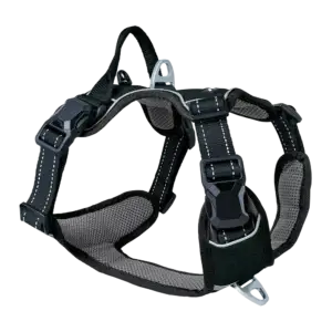 Petlando Magnetech Outdoor Geschirr - Farbe: anthrazit/schwarz