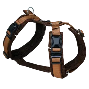 Petlando Magnetech Y-Comfort Geschirr - Farbe: mokka/cognac