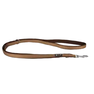 Petlando Mesh verstellbare Führleine 2,3m mokka/cognac