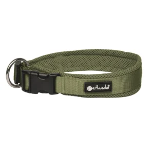 Petlando Mesh Halsband Olive - Größe XXXS