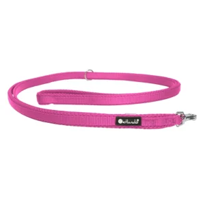 Petlando Mesh verstellbare Führleine 2,3m - fuchsia - Größe: S
