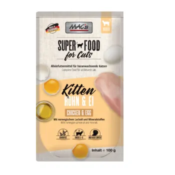 Mac´s - Katze Pouch - Kitten Huhn & Ei 100g
