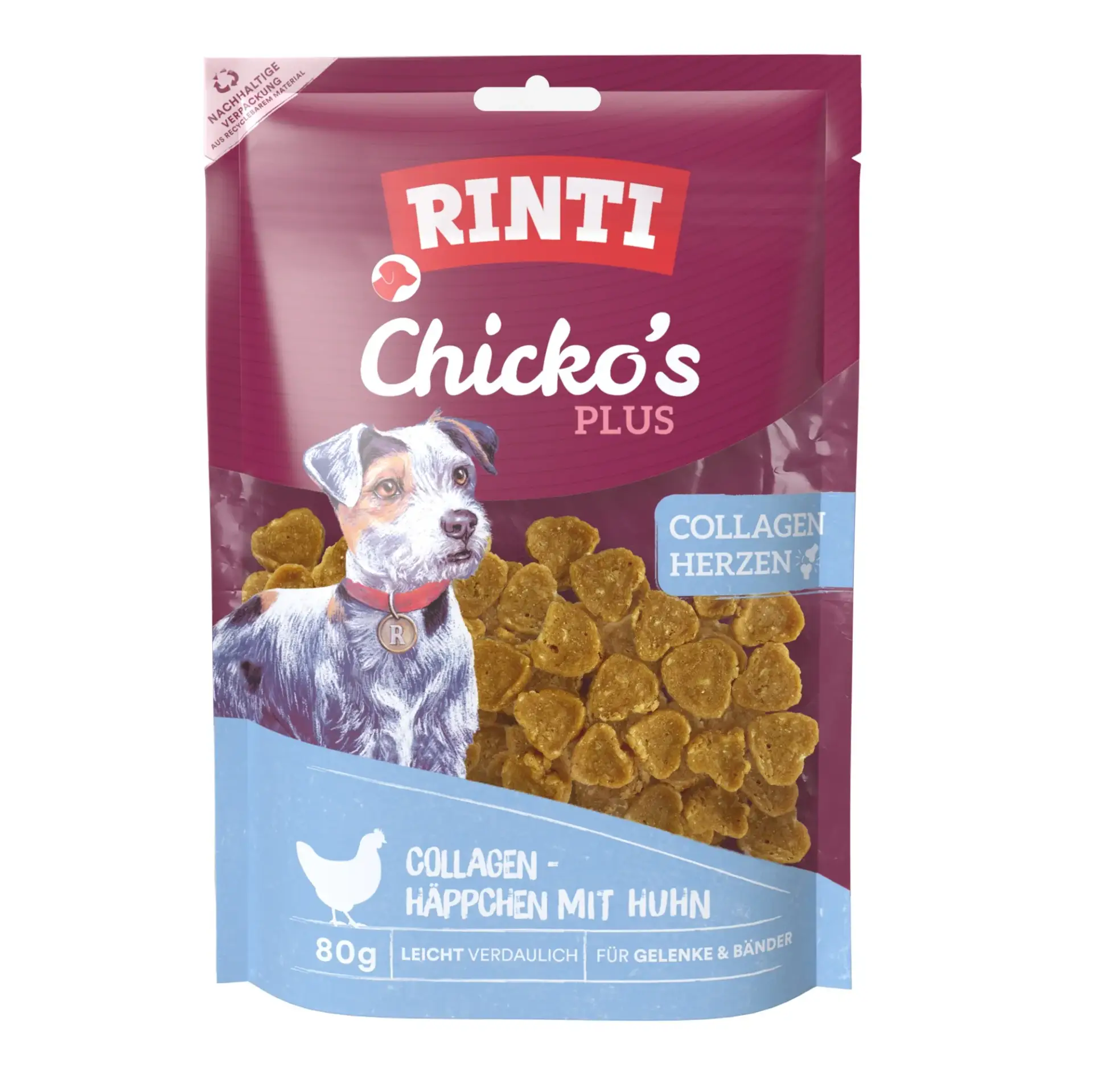Rinti Chicko Plus Collagen Hearts 80g
