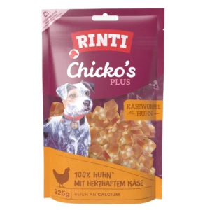 Rinti Chicko Plus Käsewürfel mit Huhn - 225g