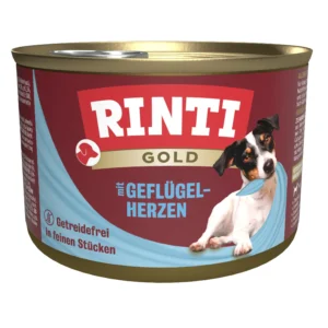 Rinti Gold mit Geflügelherzen 185g - Dose