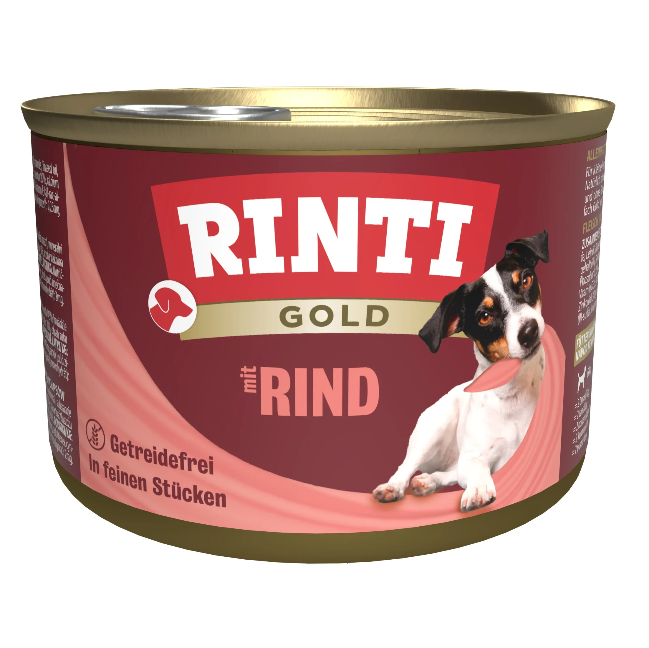 Rinti Gold mit Rind 185g - Dose