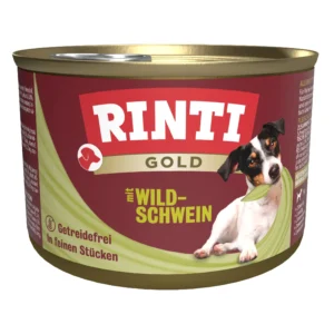Rinti Gold mit Wildschwein 185g - Dose