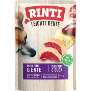 Rinti Leichte Beute - Rind Pur + Ente 400g (Beutel)