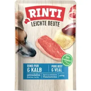 Rinti Leichte Beute - Rind Pur + Kalb 400g (Beutel)
