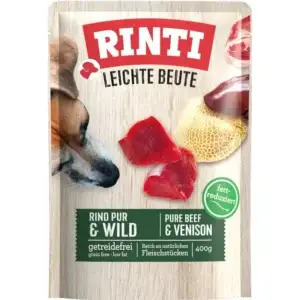 Rinti Leichte Beute - Rind Pur + Wild 400g (Beutel)