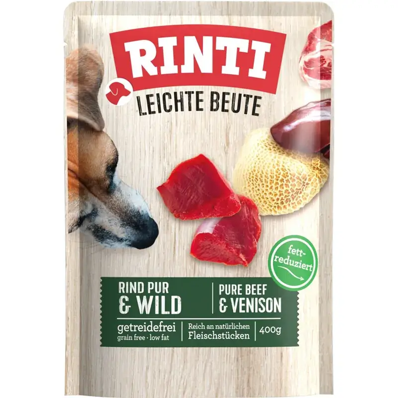 Rinti Leichte Beute - Rind Pur + Wild 400g (Beutel)