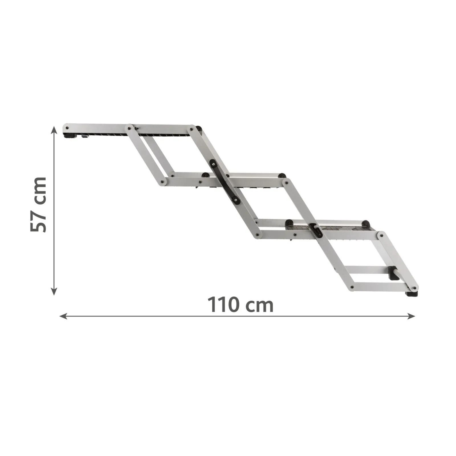 Trixie 3-stufige Falt-Treppe, Aluminium/TPR – Bild 16