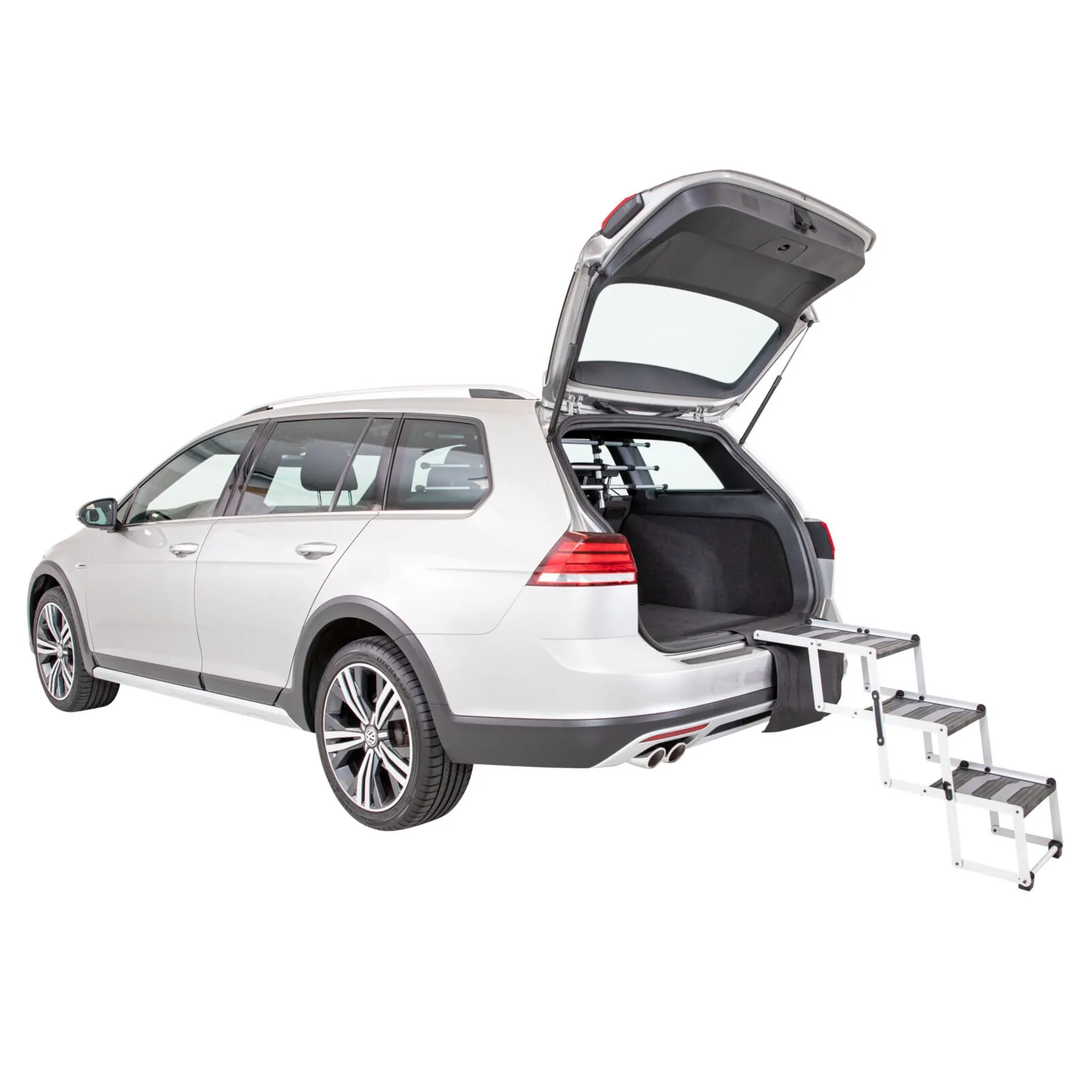 Trixie 3-stufige Falt-Treppe, Aluminium/TPR – Bild 3
