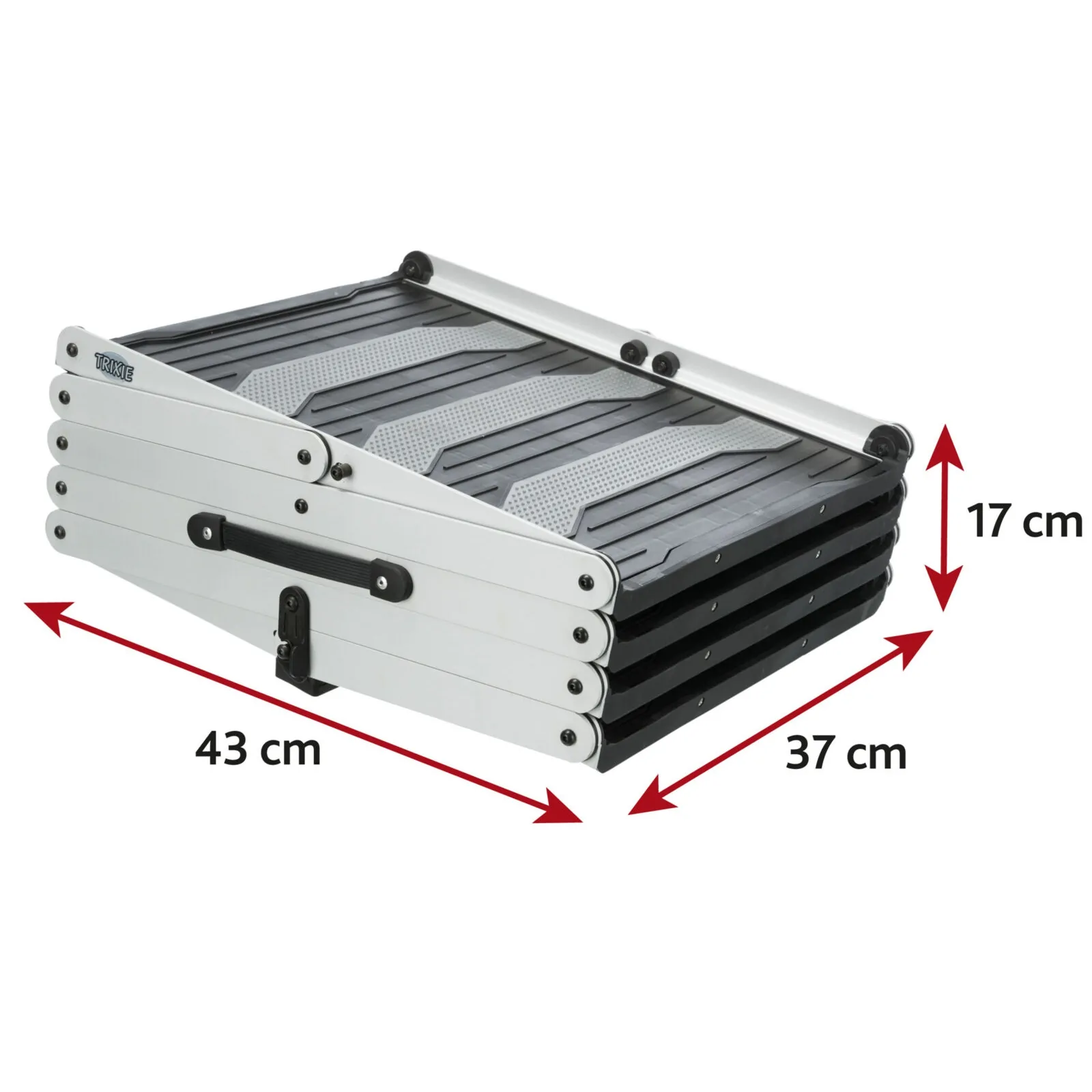 Trixie 4-stufige Falt-Treppe, Aluminium/TPR – Bild 12