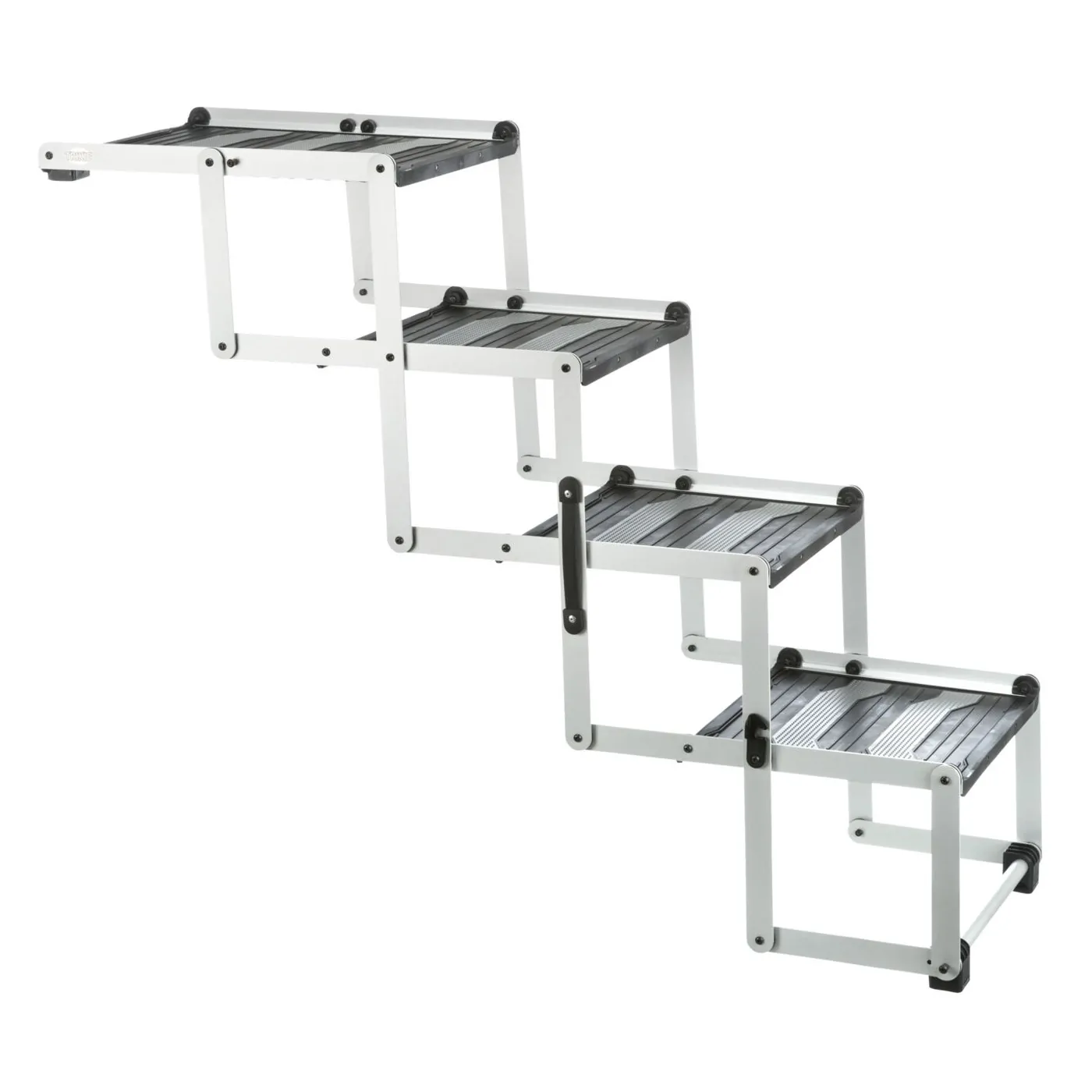 Trixie 4-stufige Falt-Treppe, Aluminium/TPR – Bild 3