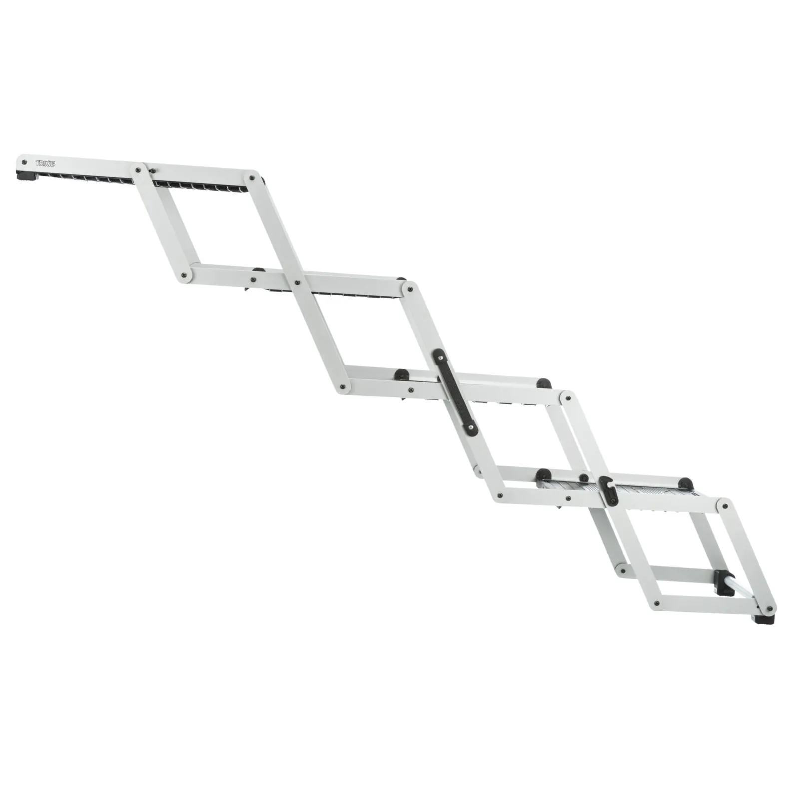 Trixie 4-stufige Falt-Treppe, Aluminium/TPR – Bild 5
