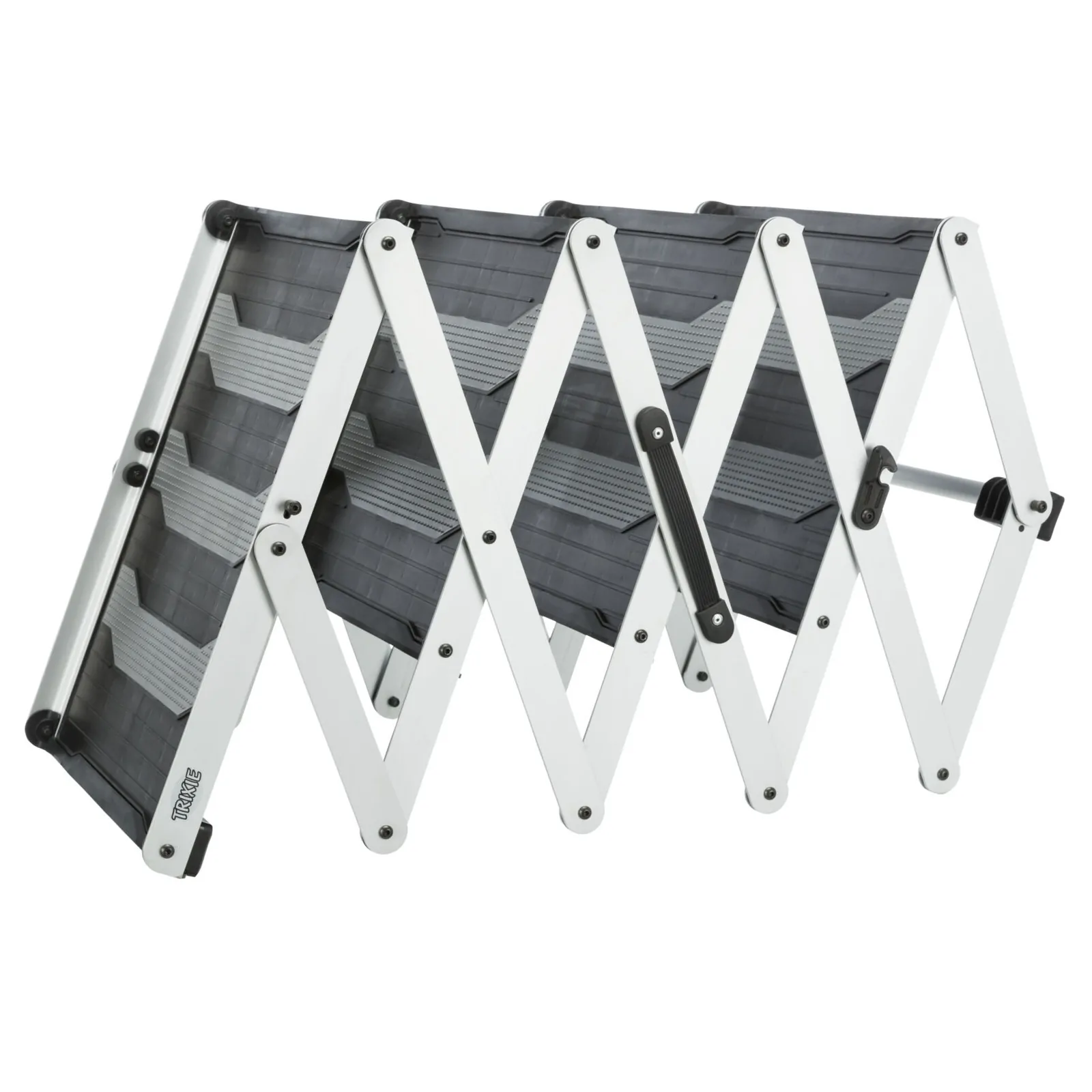 Trixie 4-stufige Falt-Treppe, Aluminium/TPR – Bild 9