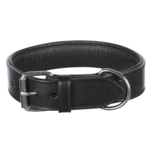 Trixie Leder Active Halsband - Farbe: schwarz