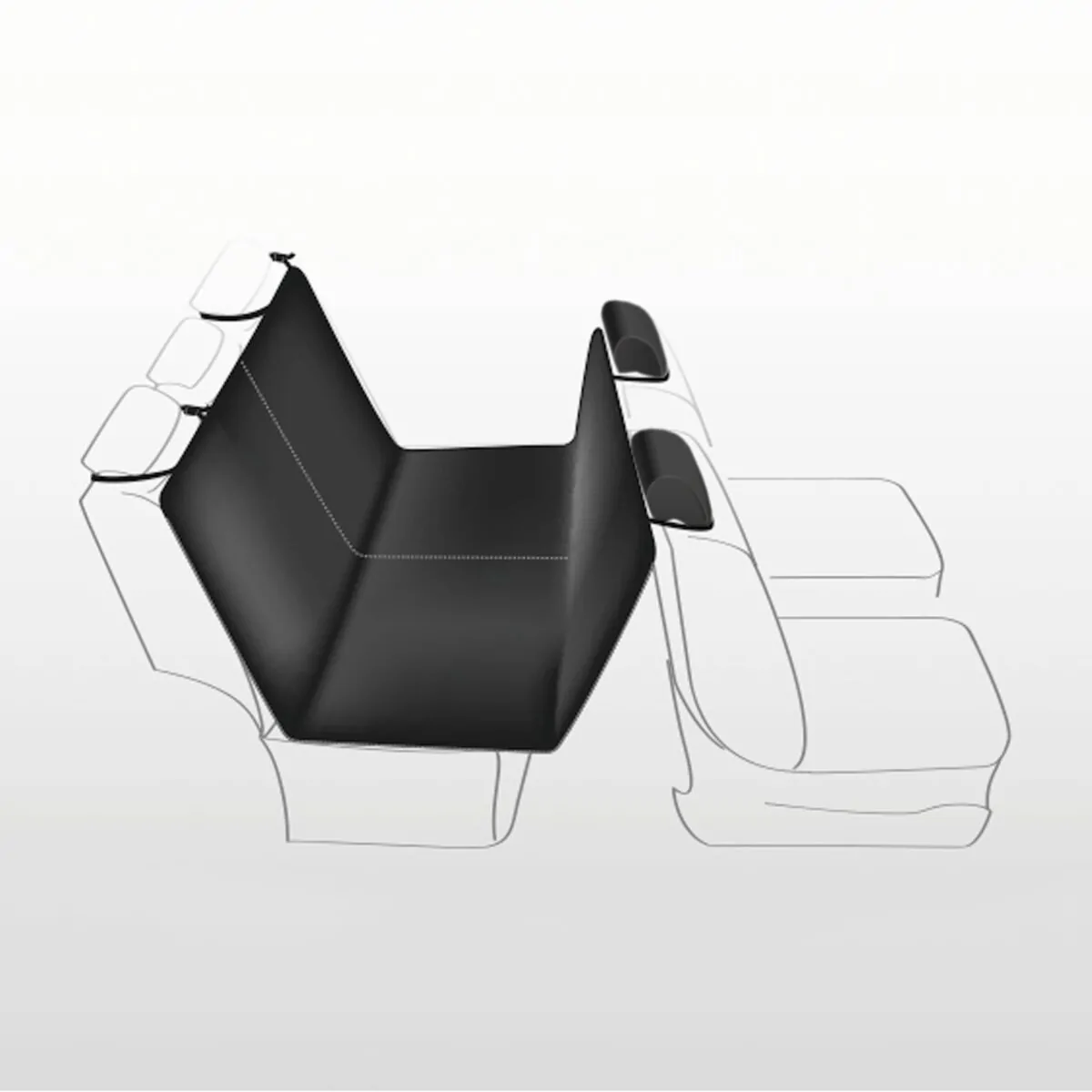Trixie Auto-Schondecke, teilbar – Bild 8