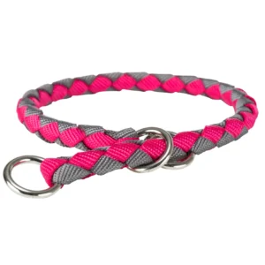 Trixie Cavo Zug-Stopp-Halsband - fuchsia/grafit, Größe M