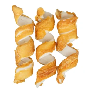 Trixie Denta Fun Chicken Chewing Curls - 110g