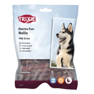 Trixie Denta Fun Rolls mit Ente