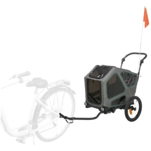 Trixie Fahrrad-Anhänger mit Federung für Hunde - Größe S