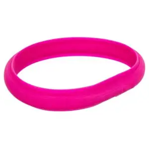 Trixie Flash Leuchtband USB extra breit - pink, Größe: M-L