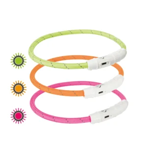 Trixie Flash Leuchtring USB Nylon