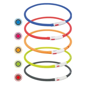 Trixie Flash Leuchtring USB XS-XL 70 cm/Ø 10 mm
