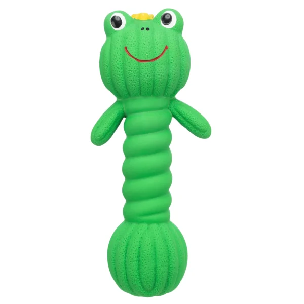 Trixie Frosch-Hantel Hundespielzeug 18 cm