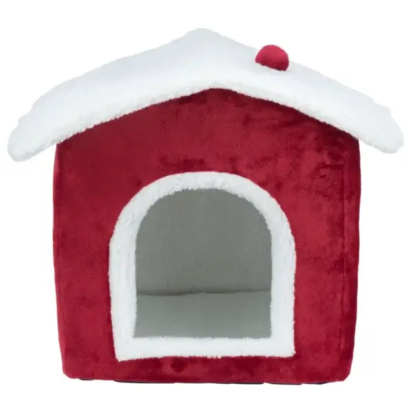 Trixie Höhle Nevio Farbe weiß/rot für Katzen und Hunde