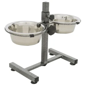 Trixie Hundebar, Metall/Edelstahl - 2 × 2,8 l/ø 24 cm