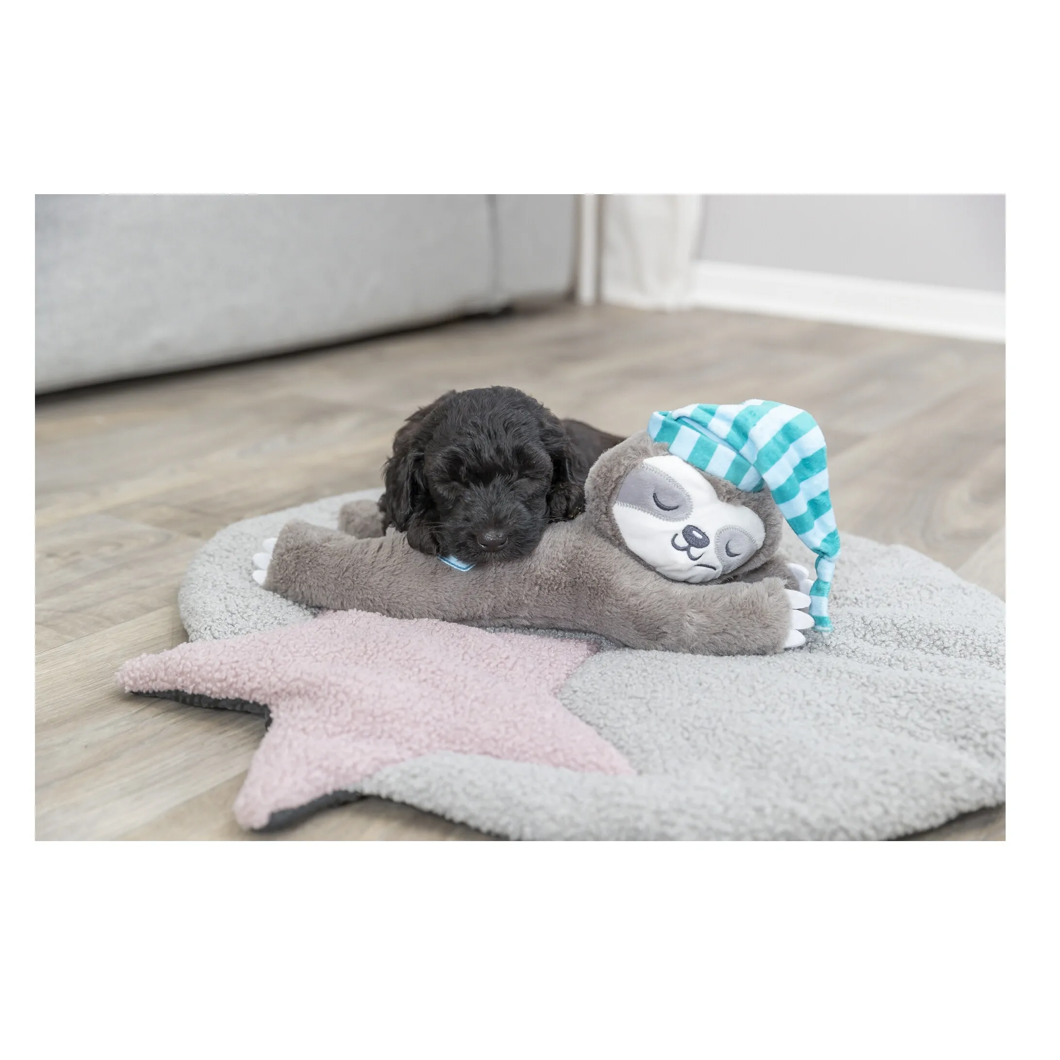 Trixie Junior Faultier Hundespielzeug und Einschlafhilfe 34cm – Bild 2