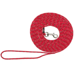 Trixie Junior Welpen-Schleppleine, rund - rot, 4m