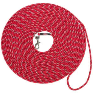 Trixie Junior Welpen-Schleppleine, rund - rot, 8m