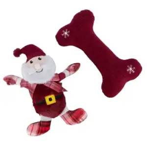 Trixie Knochen und Weihnachtsmann 30 cm