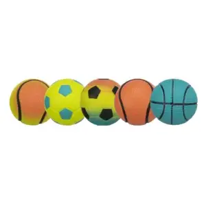 Trixie Neonball im Display, Moosgummi - ø 4,5 cm