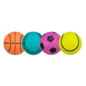 Trixie Neonball im Display, Moosgummi - ø 6 cm