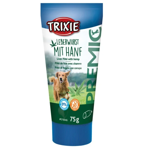 Trixie Premio Leberwurst mit Hanf 75g