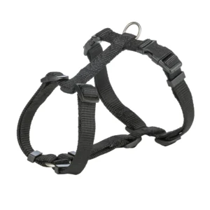 Trixie Premium H-Geschirr - schwarz, Größe XXS-XS
