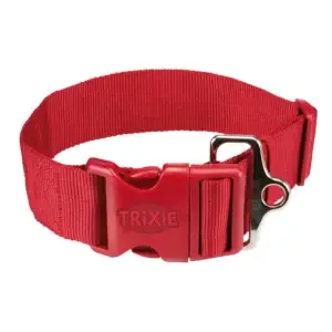 Trixie Premium Halsband - rot, Groeße M-L